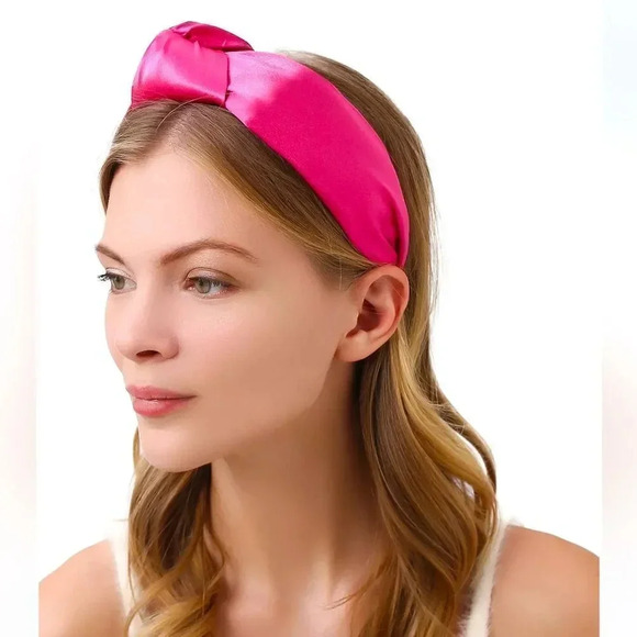 Gray Sateen Knotted Fabric Headband NWT - Picture 5 of 5